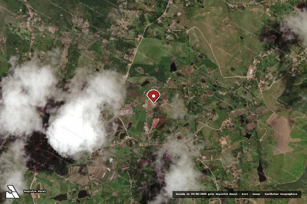 Imagem de satélite — Embargo IBAMA — Infração da Flora — Natuba/PB