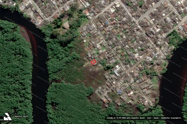 Imagem de satélite de Infração da Flora em Paranaguá - PR