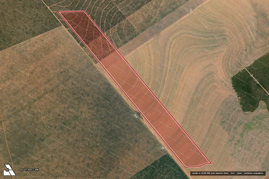 Imagem aérea do item A