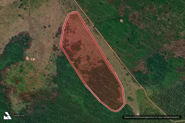Imagem de satélite de Desmatamento em São Félix do Xingu - PA