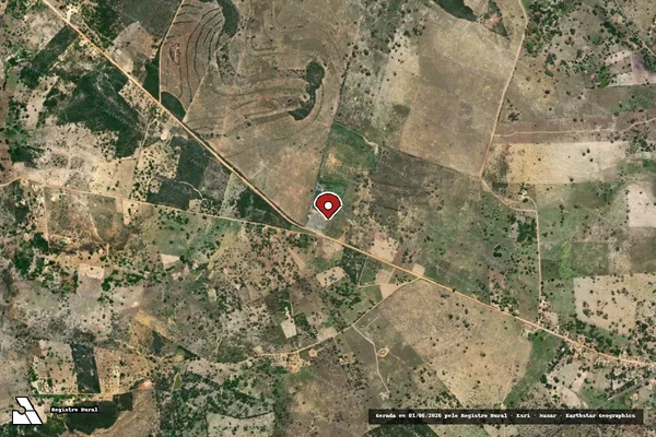 Imagem de satélite — Embargo IBAMA — Infração Ambiental — Buíque/PE