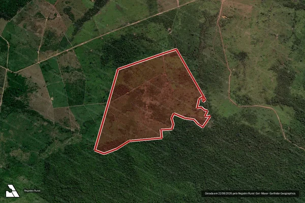 Imagem de satélite de Infração Ambiental em São Félix do Xingu - PA