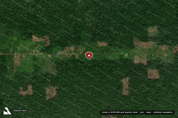 Imagem de satélite — Embargo IBAMA — Infração da Flora — Monte Alegre/PA