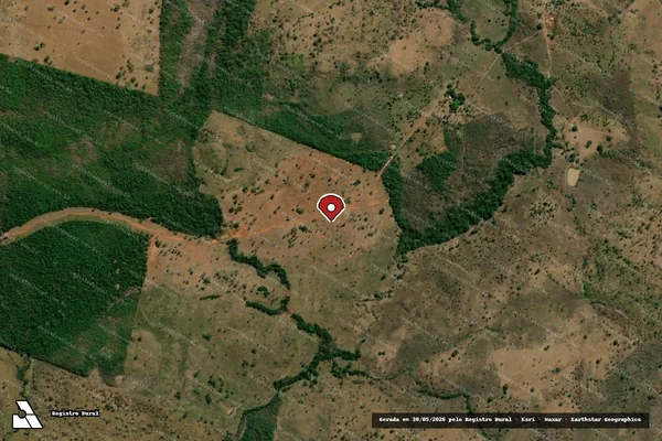 Imagem de satélite — Embargo IBAMA — Infração da Flora — São João do Paraíso/MA