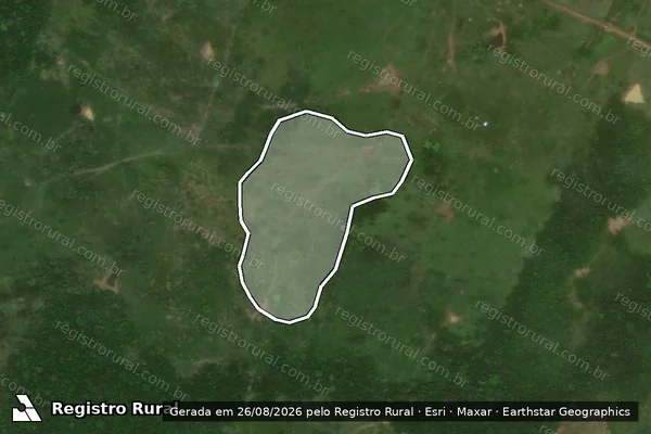 Imagem de satélite de Desmatamento em Sena Madureira - AC