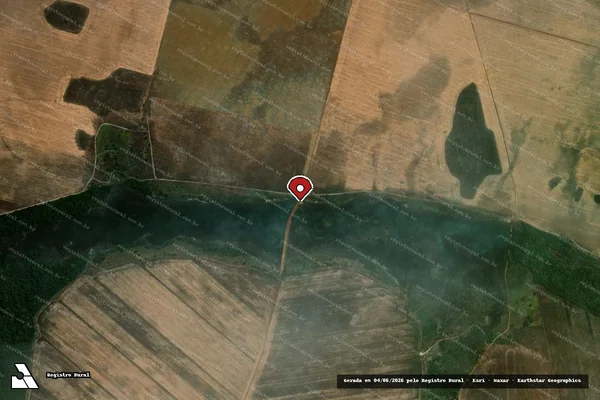 Imagem de satélite — Embargo IBAMA — Infração da Flora — Marianópolis Do Tocantins/TO