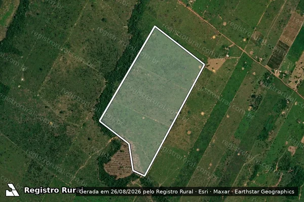 Imagem de satélite de Desmatamento em Porto Velho - RO