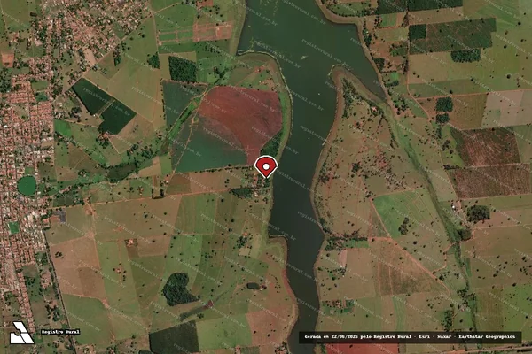 Imagem de satélite — Embargo IBAMA — Infração Ambiental - Cardoso/SP