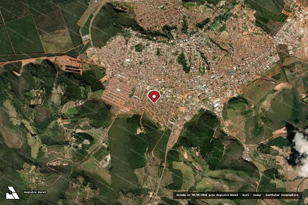 Imagem de satélite — Embargo Ambiental — Capelinha/MG