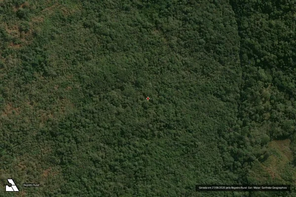 Imagem de satélite de Infração Ambiental em Pinhão - PR