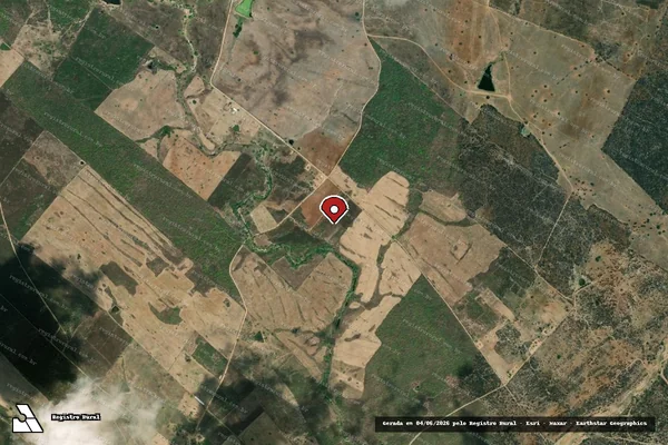 Imagem de satélite — Embargo IBAMA — Infração da Flora — Major Isidoro/AL