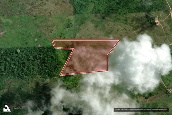 Imagem de satélite — Embargo IBAMA — Infração da Flora - Tucuruí/PA