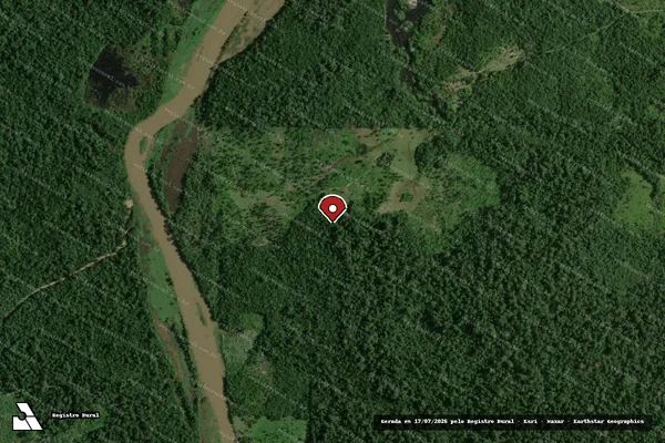 Imagem de satélite — Embargo IBAMA — Infração da Flora — Mojuí dos Campos/PA