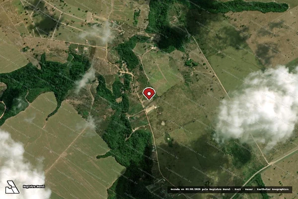 Imagem de satélite — Embargo IBAMA — Infração referente a Qualidade Ambiental — Rondon do Pará/PA