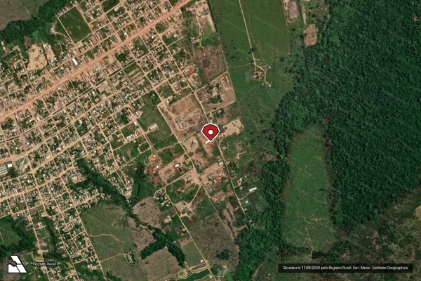Imagem de satélite — Embargo IBAMA — Infração de Licenciamento(Não Classificada-Móvel) — Manicoré/AM