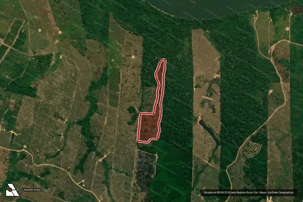 Imagem de satélite de Infração da Flora em Machadinho D'Oeste - RO