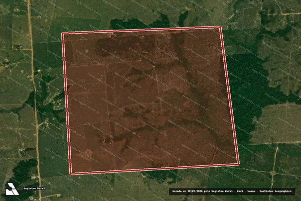 Imagem de satélite de Infração Ambiental em Porto Velho - RO