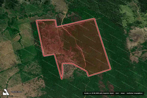 Imagem de satélite — Embargo Ambiental - Itaituba/PA