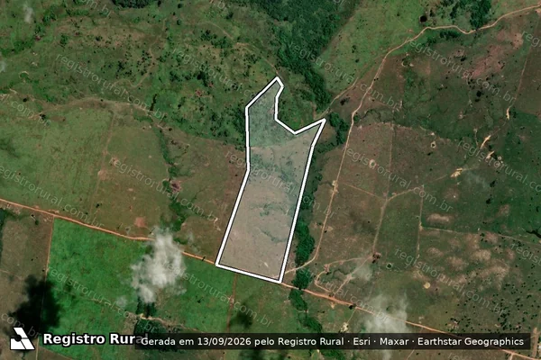 Imagem de satélite de Infração Ambiental em Lábrea - AM