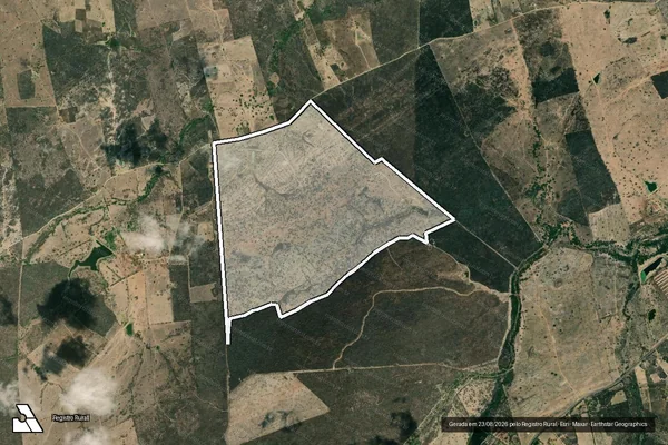 Imagem de satélite de Infração da Flora em São Bento do Una - PE