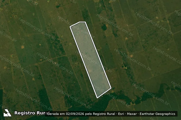 Imagem de satélite de Desmatamento em Porto Velho - RO