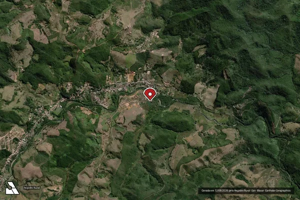 Imagem de satélite — Embargo Ambiental - Mariana/MG