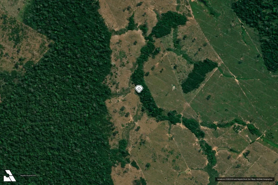 Imagem aérea do item A