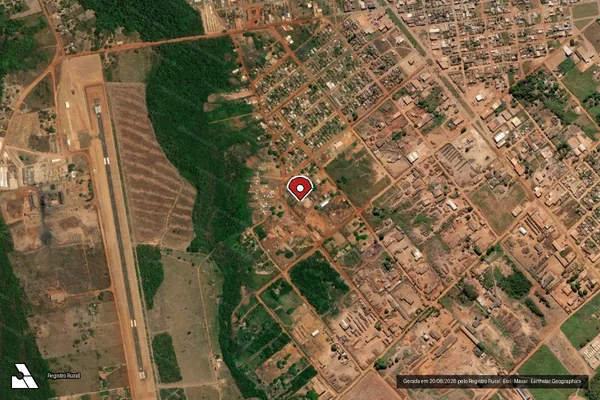 Imagem de satélite — Embargo IBAMA — Infração da Flora - Aripuanã/MT