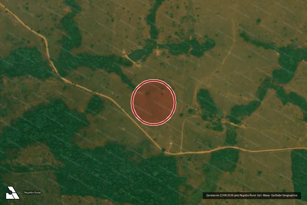Imagem de satélite de Infração Ambiental em Porto Velho - RO