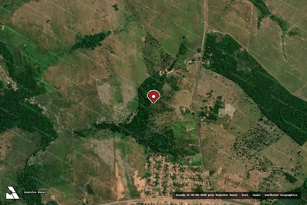 Imagem de satélite — Embargo Ambiental - São João do Araguaia/PA
