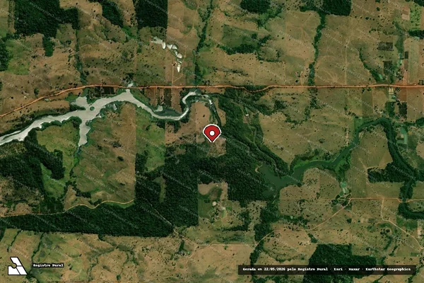 Imagem de satélite — Embargo Ambiental - Alta Floresta D'Oeste/RO
