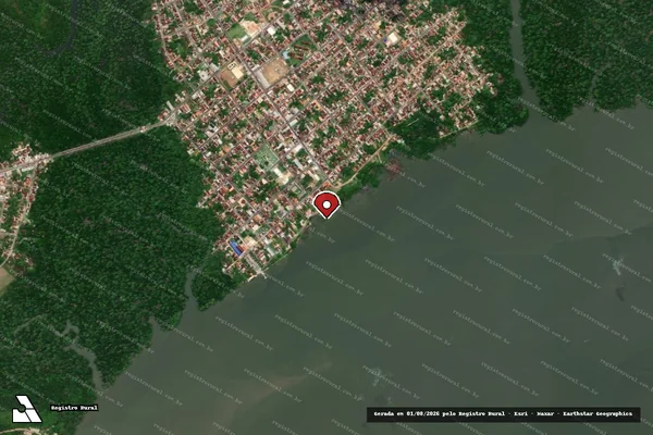 Imagem de satélite — Embargo IBAMA — Infração de Unidades de Conservação(Não Classificada-Móvel) — Marapanim/PA