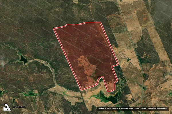 Imagem de satélite de Infração Ambiental em Cedro - CE