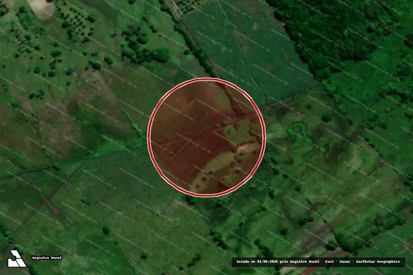 Imagem de satélite de Infração Ambiental em Rio Tinto - PB
