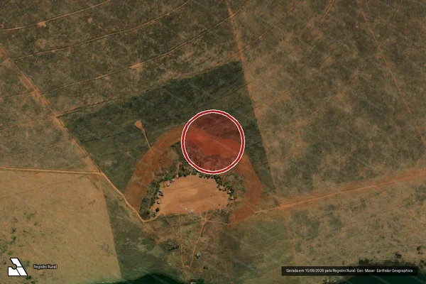 Imagem de satélite de Infração Ambiental em Alto Boa Vista - MT