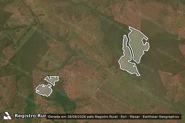 Imagem de satélite de Infração Ambiental em Paraíso do Tocantins - TO