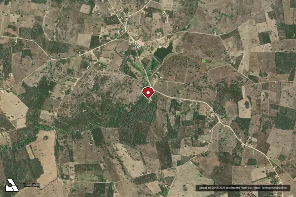 Imagem de satélite — Embargo IBAMA — Infração da Flora - Major Isidoro/AL