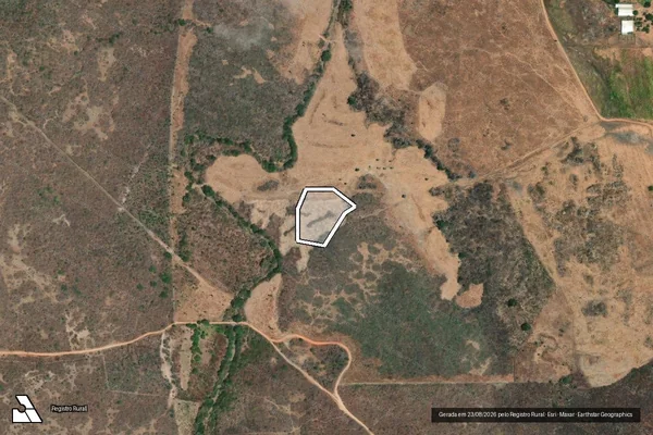 Imagem de satélite — Embargo IBAMA — Infração Ambiental — Mucambo/CE