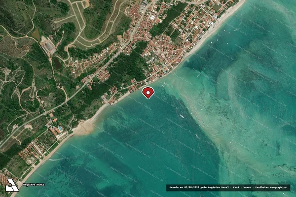 Imagem de satélite — Embargo IBAMA — Infração de pesca(Não Classificada-Móvel) - Maragogi/AL
