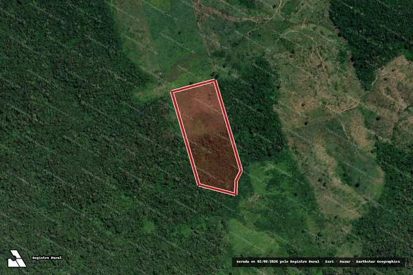 Imagem de satélite de Infração da Flora em Tucuruí - PA