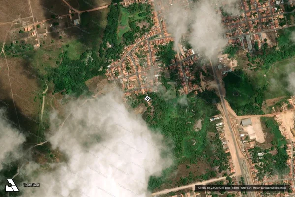 Imagem de satélite de Infração da Flora em Nova Olinda do Maranhão - MA