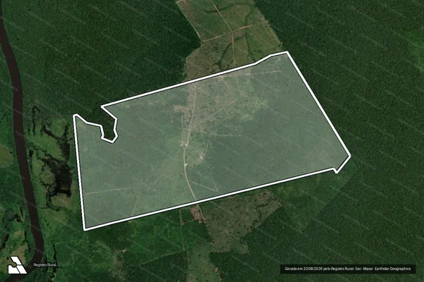 Imagem de satélite de Infração da Flora em Apuí - AM