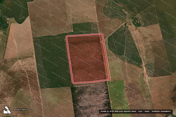 Imagem de satélite de Infração da Flora em Primavera do Leste - MT