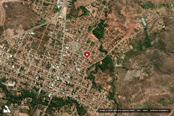 Imagem de satélite — Embargo IBAMA — Infração Ambiental — Corrente/PI