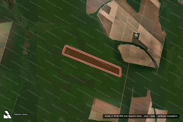 Imagem de satélite de Infração Ambiental em Primavera do Leste - MT