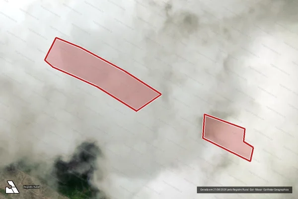 Imagem de satélite — Embargo IBAMA — Infração da Flora - Pacatuba/SE