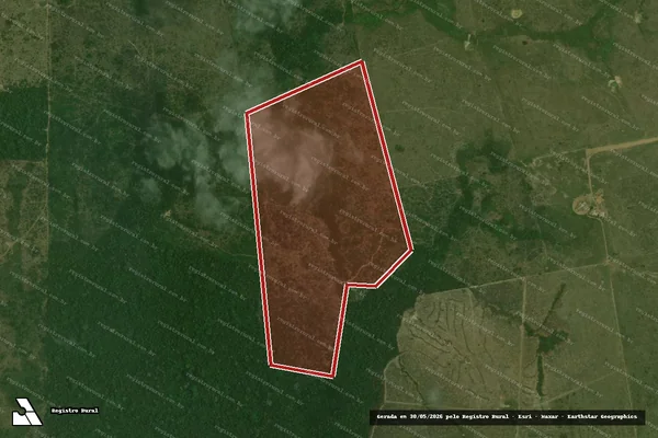 Imagem de satélite — Embargo Ambiental - Anapu/PA