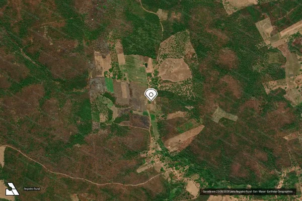 Imagem de satélite — Embargo Ambiental — Barro Duro/PI