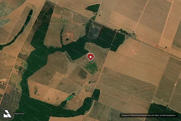 Imagem de satélite — Embargo Ambiental - Itanhangá/MT