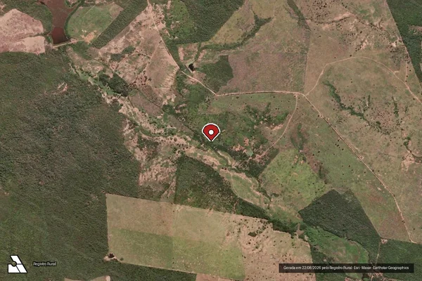 Imagem de satélite — Embargo IBAMA — Infração Ambiental - Exu/PE